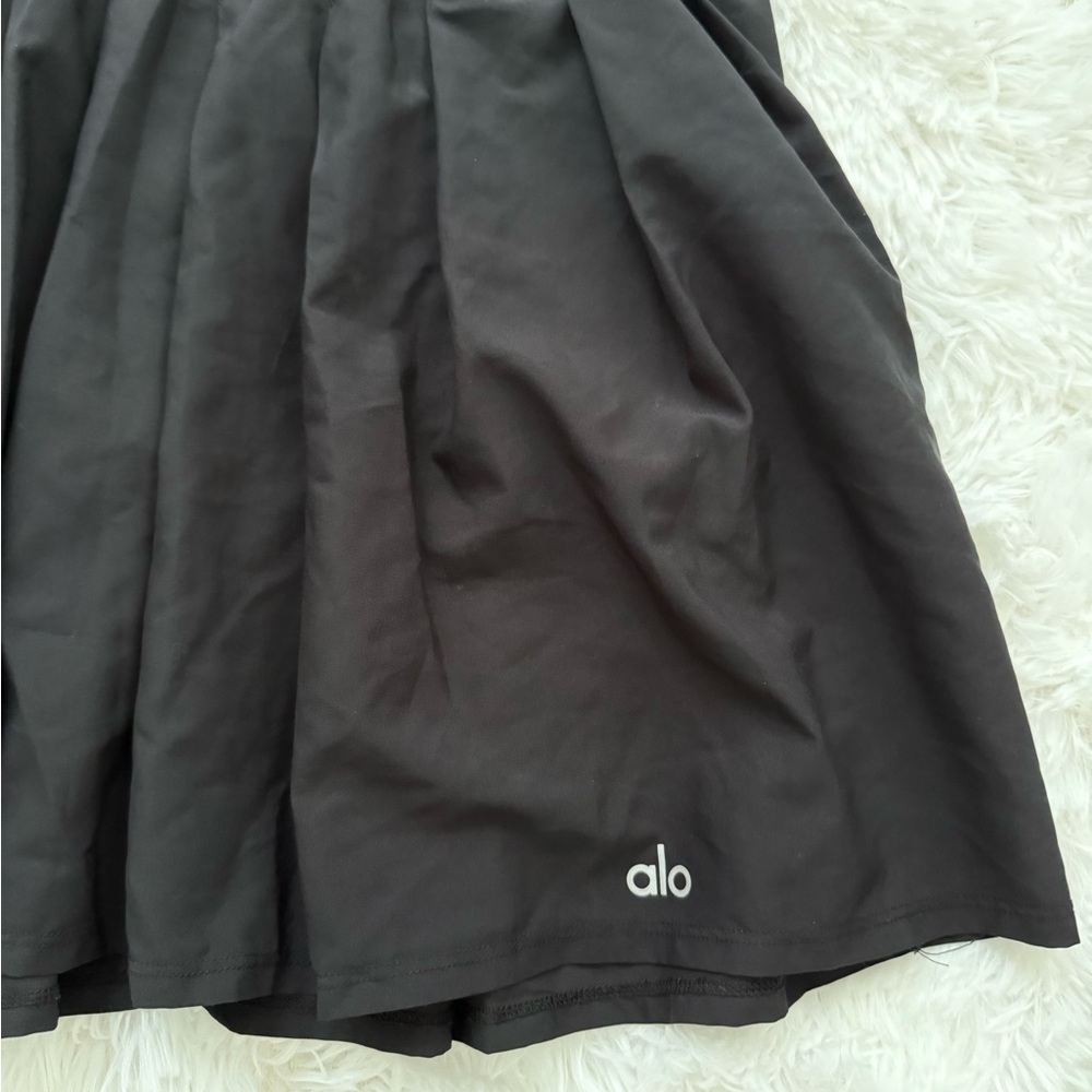 ALO Black Tennis Skirt - Picture 3 of 4
